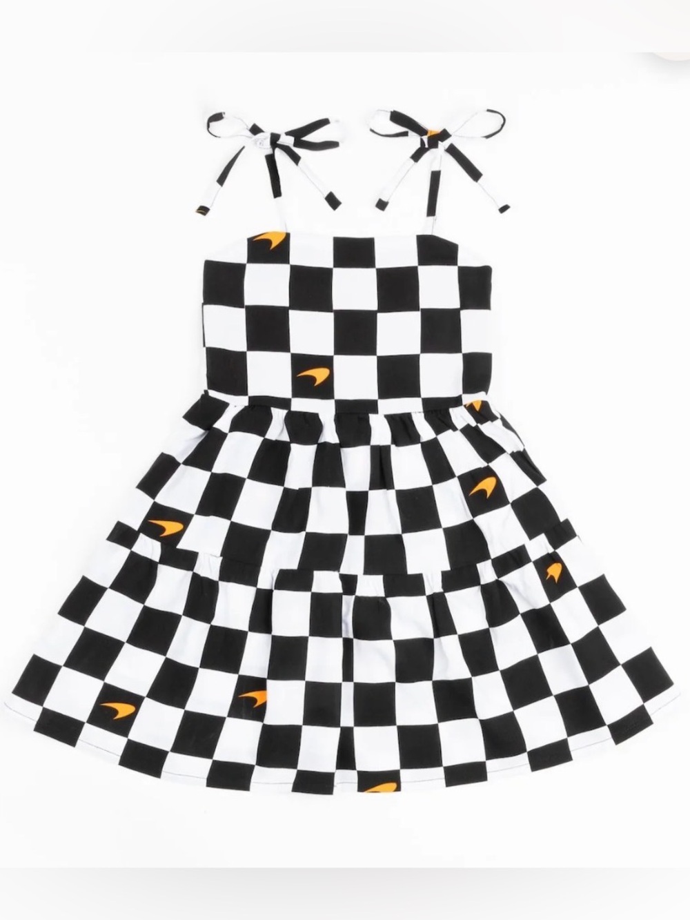 🏎️12M🏁 KENNY FLOWERS X MCLAREN FORMULA 1 TEAM Sand Prix Baby Girls Resort Dress